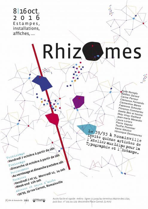 Affiche Rhizomes